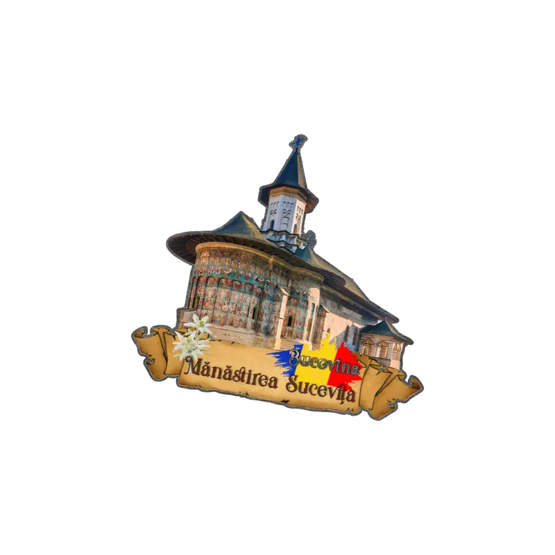 Manastirea sucevita, magnet frigider mgs188